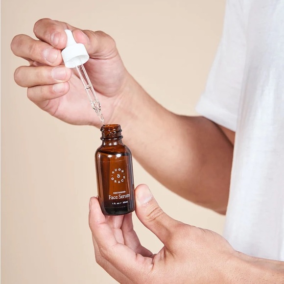 New Hugh & Grace Restoring Face Serum 1oz / 28 mL Full Size - Picture 2 of 4